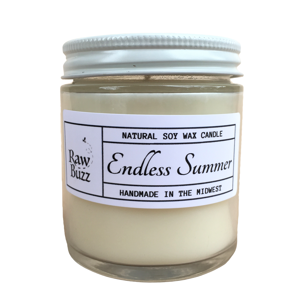 Raw Buzz Co - Mini Endless Summer Soy Candle 4oz