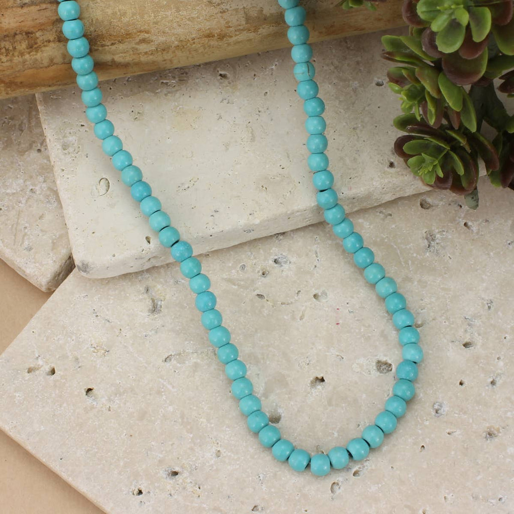 ZAD - Gemstone Essentials Turquoise Bead Necklace