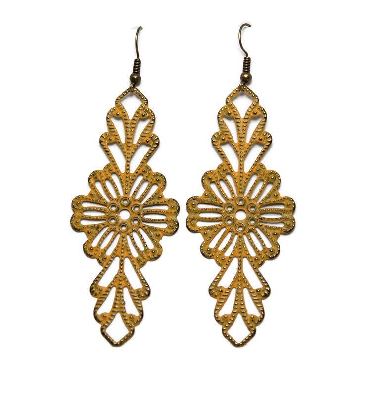 Gleeful Peacock - Resilient Earrings