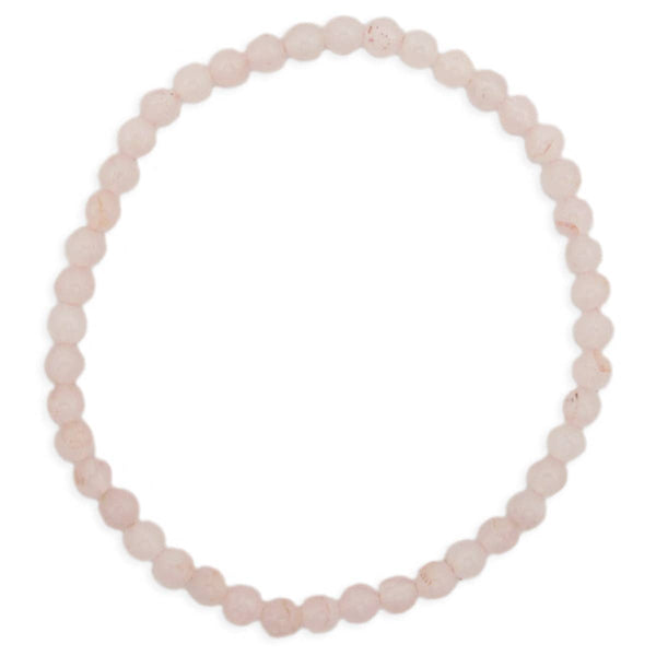 ZAD - Rose Quartz Stone Stretch Bracelet