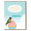 Modern Printed Matter - Hummingbird Sugar Birthday Card