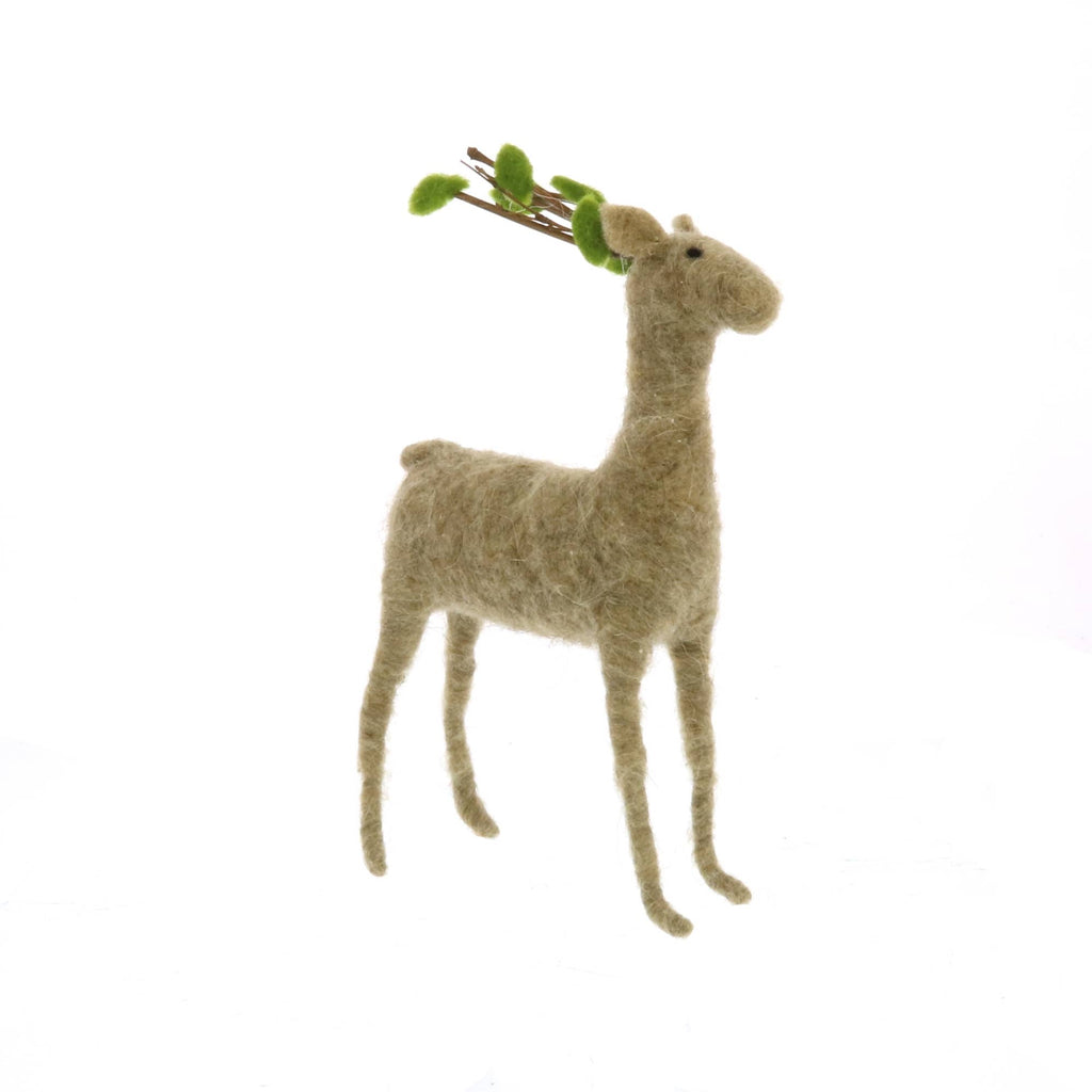 HomArt - Felt Reindeer, Standing - Brown