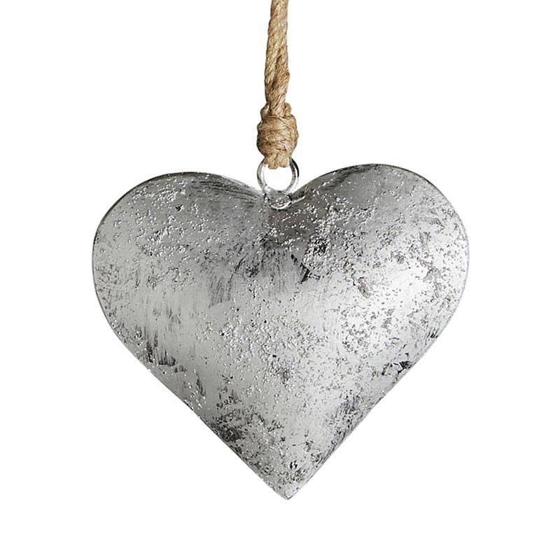 47th & Main (Creative Brands) - Small Silver Antique Heart