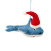 Handmade Felt Biodegradable Christmas Santa Jaws Hanging