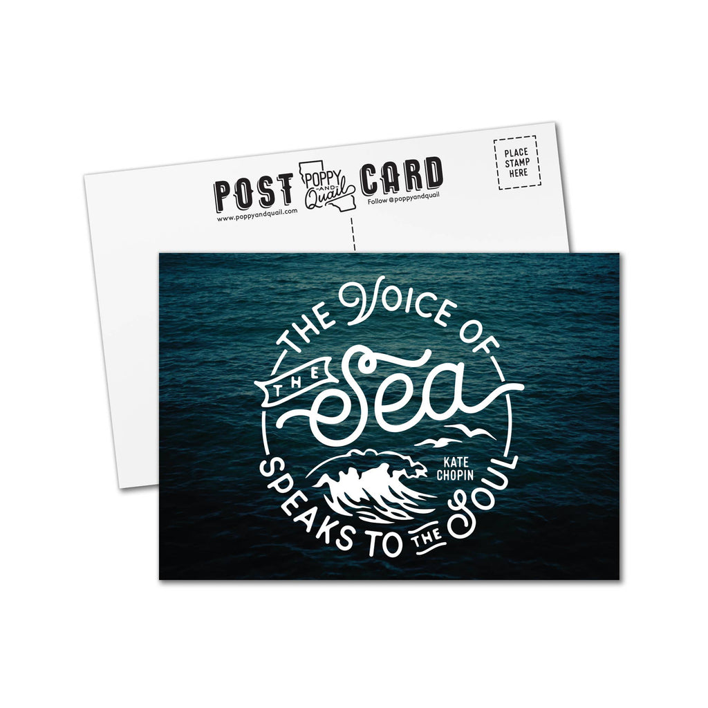 Poppy & Quail - Sea Voice Postcards