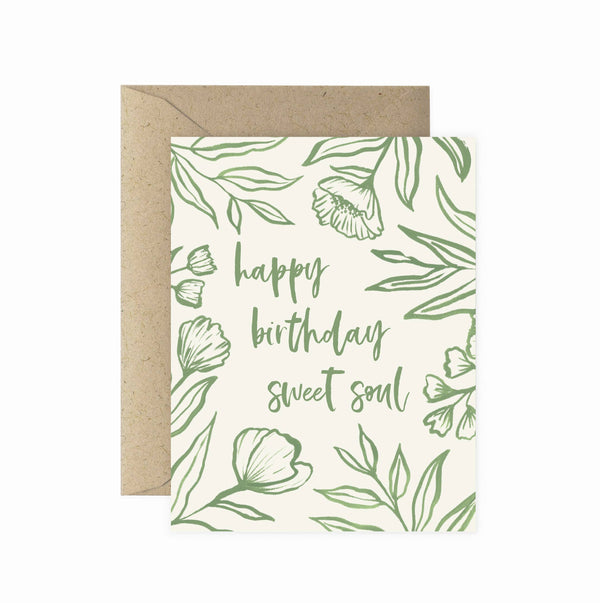 Paper Anchor Co. - Sweet Soul Happy Birthday Greeting Card