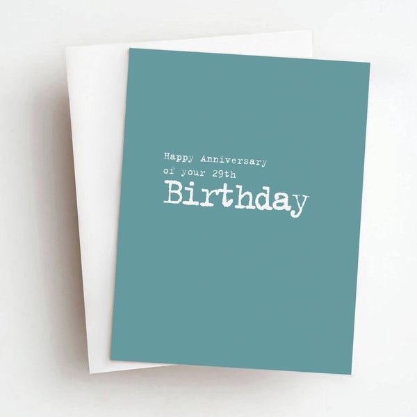 Skel & Co - 29th Anniversary Funny Birthday Card