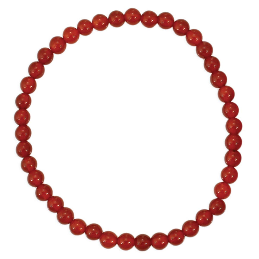 ZAD - Carnelian Stone Stretch Bracelet