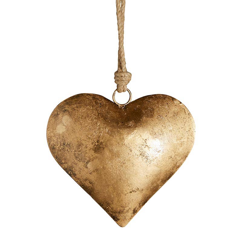 47th & Main (Creative Brands) - Large Golden Antique Heart