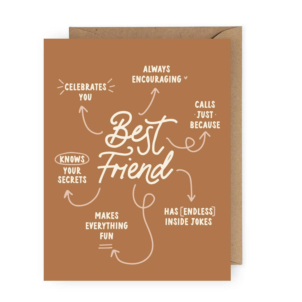 The Anastasia Co - Best Friend Greeting Card