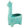 47th & Main (Creative Brands) - Lake Blue Giraffe Planter - Large