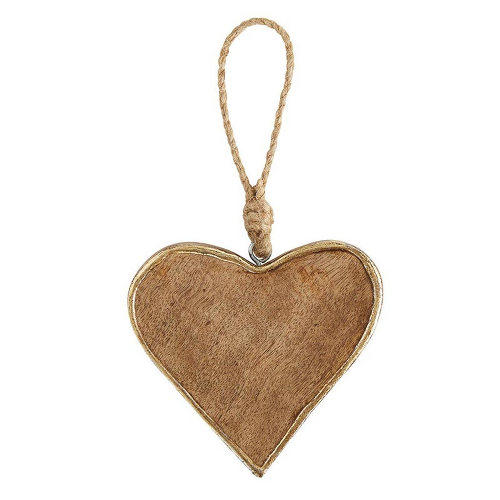 47th & Main (Creative Brands) - Light Wood Hanging Heart