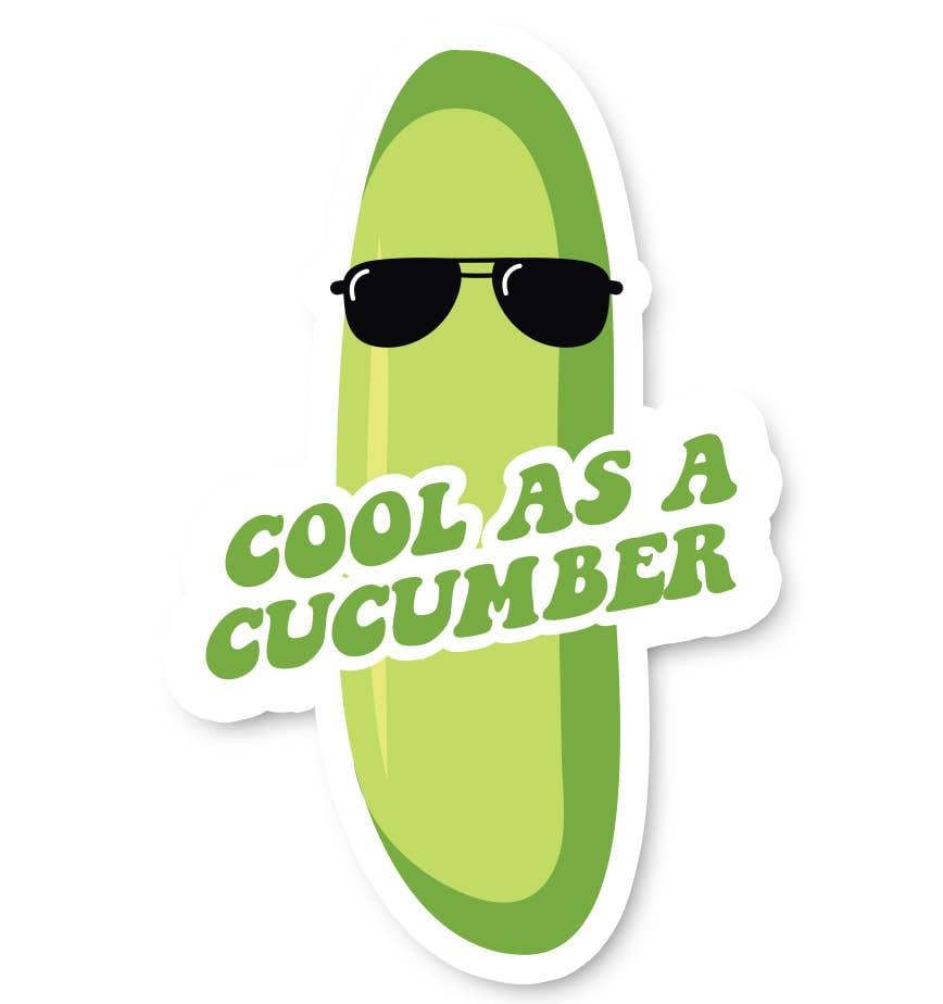 Parcel Island - Cool as a Cucumber Sticker