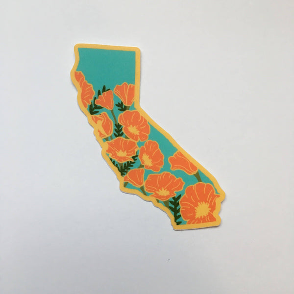 Lil Boat Boutique - California Poppy - Vinyl Sticker