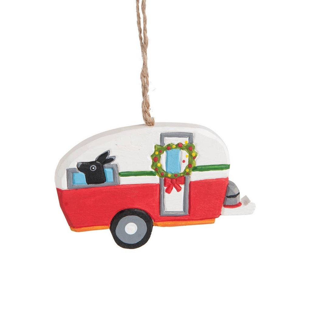 SALE  Lab In Vintage Camper Christmas Xmas Ornament