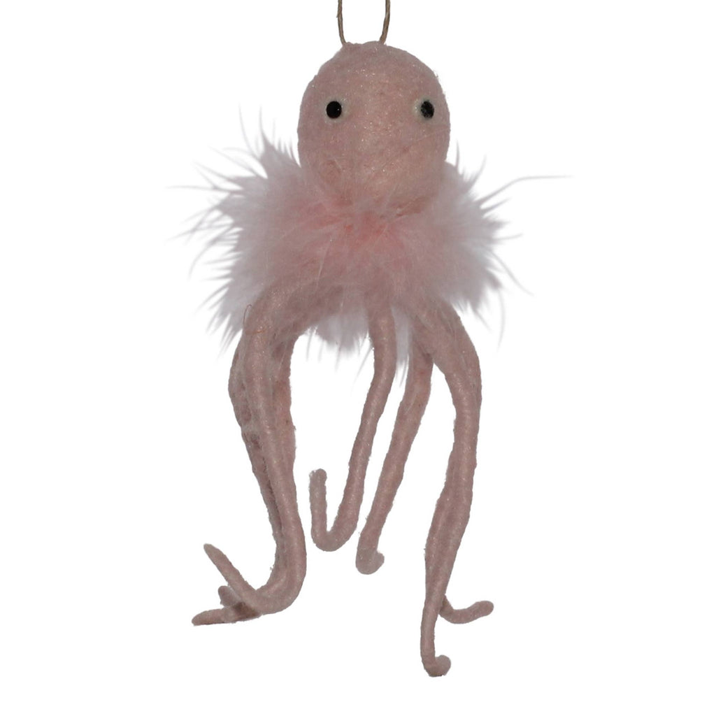 HomArt - Octopus Ornament, Felt - Pink - Pink