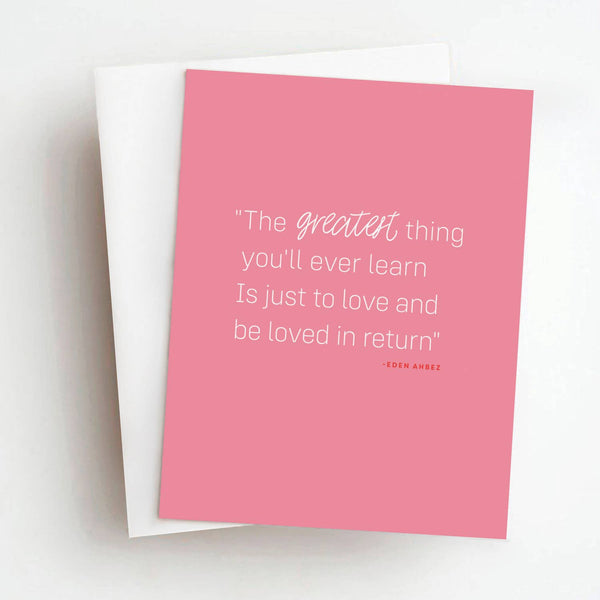 Skel & Co - Greatest Thing Love Greeting Card