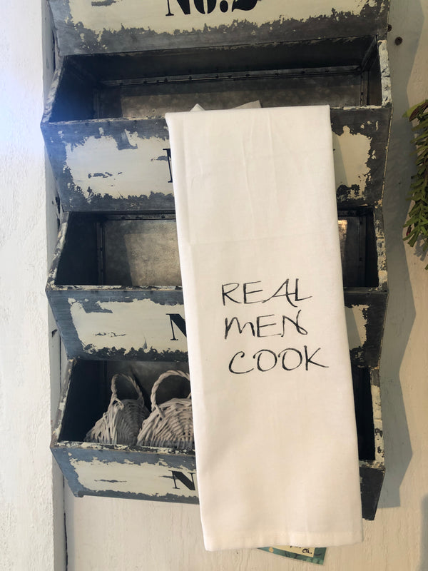 Tea Towel - Real Men Cook