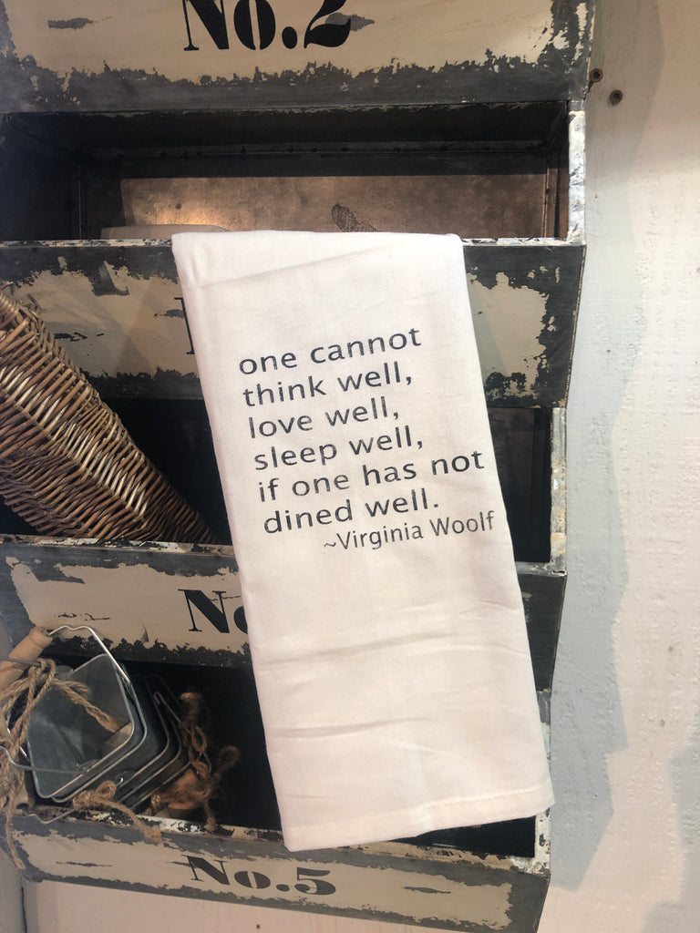 Virginia Woolf  tea towel