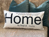 Home pillow home decor, gift quote pillow